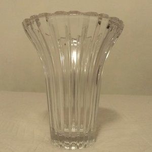 Home Beautiful Crystal Fluted Vase